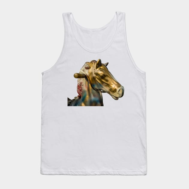 Golden Corn Field Hobby Horse Tank Top by Enzwell